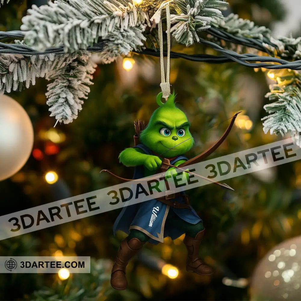 Warrior Home Decor Christmas Ornament Personalized Ornament Ornament