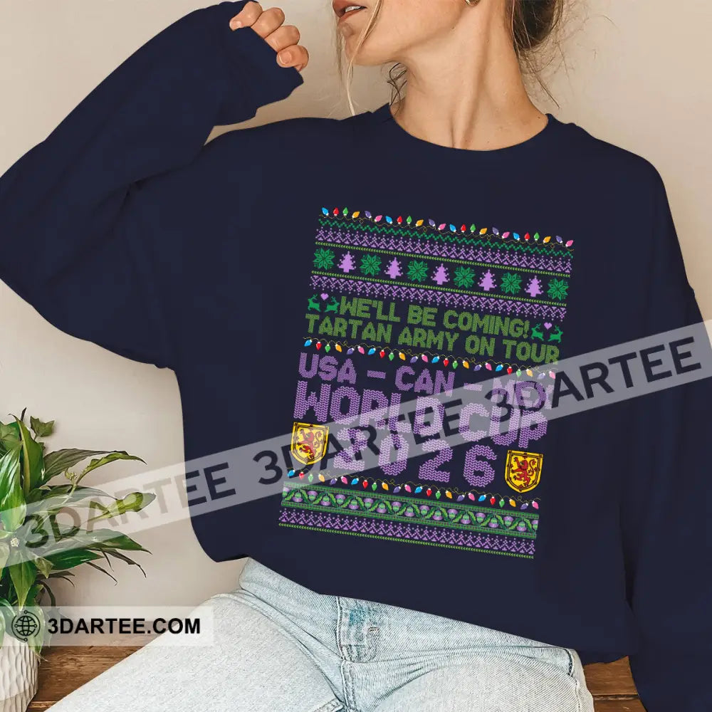 We Will Coming World Cup 2026 - Sweatshirt Sweatshirt / Navy / S Apparel