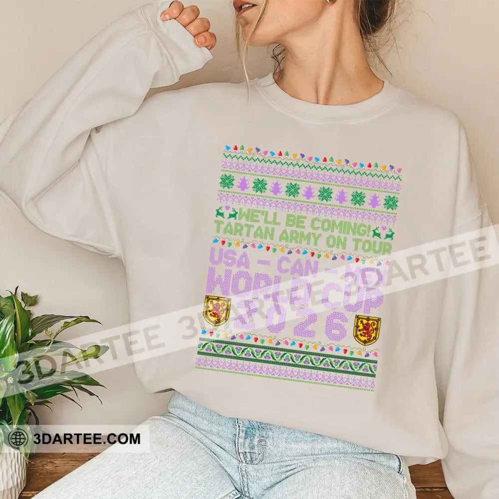 We Will Coming World Cup 2026 - Sweatshirt Sweatshirt / Beige / S Apparel