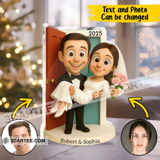 Wedding Home Decor Christmas Ornament Personalized Ornament 3.54’’ / 1 Ornament Ornament