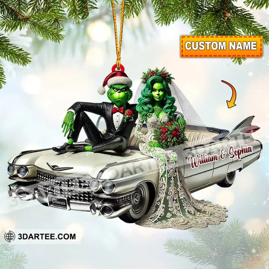 Wedding Home Decor Christmas Ornament Personalized Ornament 3.54’’ / 1 Ornament Ornament