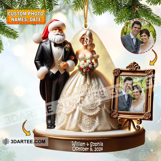 Wedding Home Decor Christmas Ornament Personalized Ornament 3.54’’ / 1 Ornament Ornament