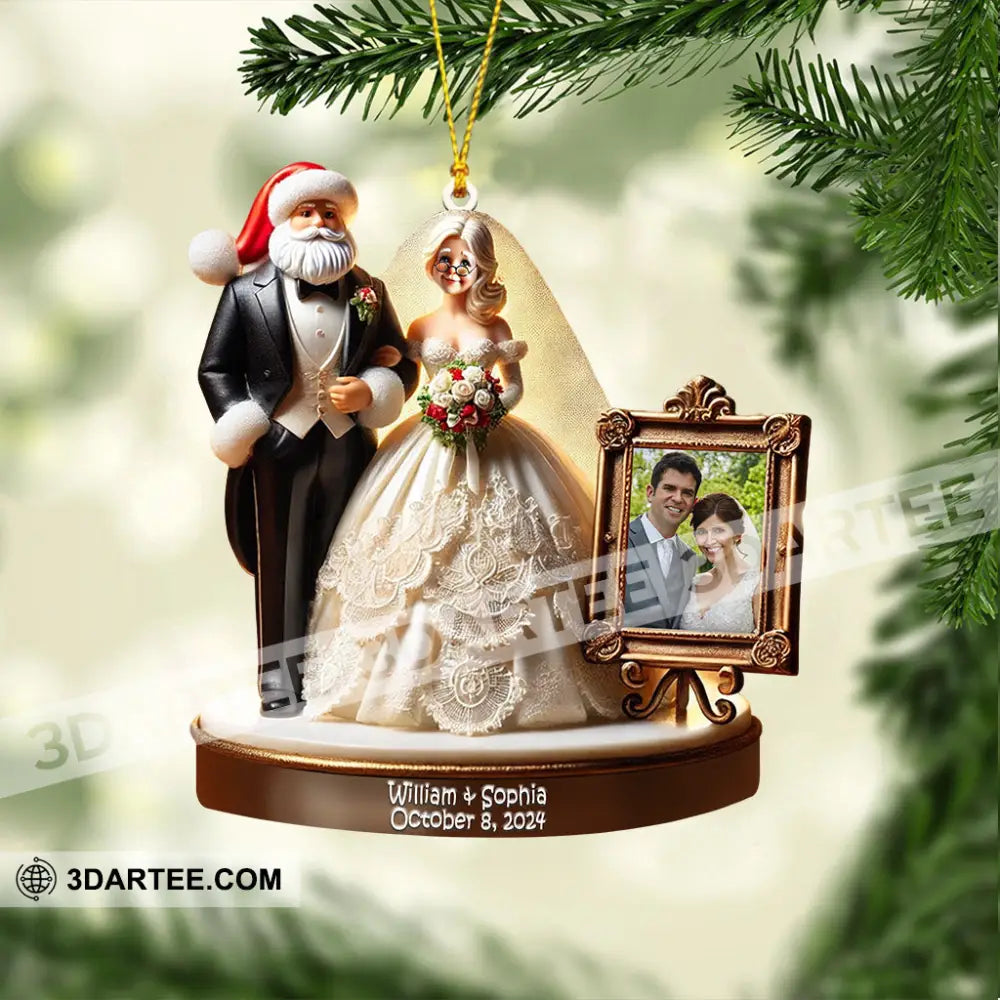 Wedding Home Decor Christmas Ornament Personalized Ornament Ornament