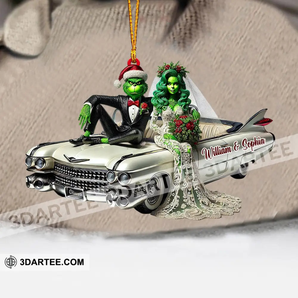 Wedding Home Decor Christmas Ornament Personalized Ornament Ornament