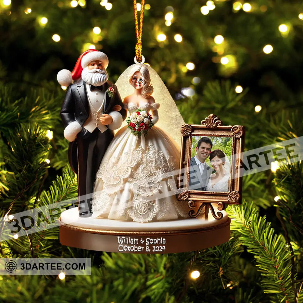 Wedding Home Decor Christmas Ornament Personalized Ornament Ornament