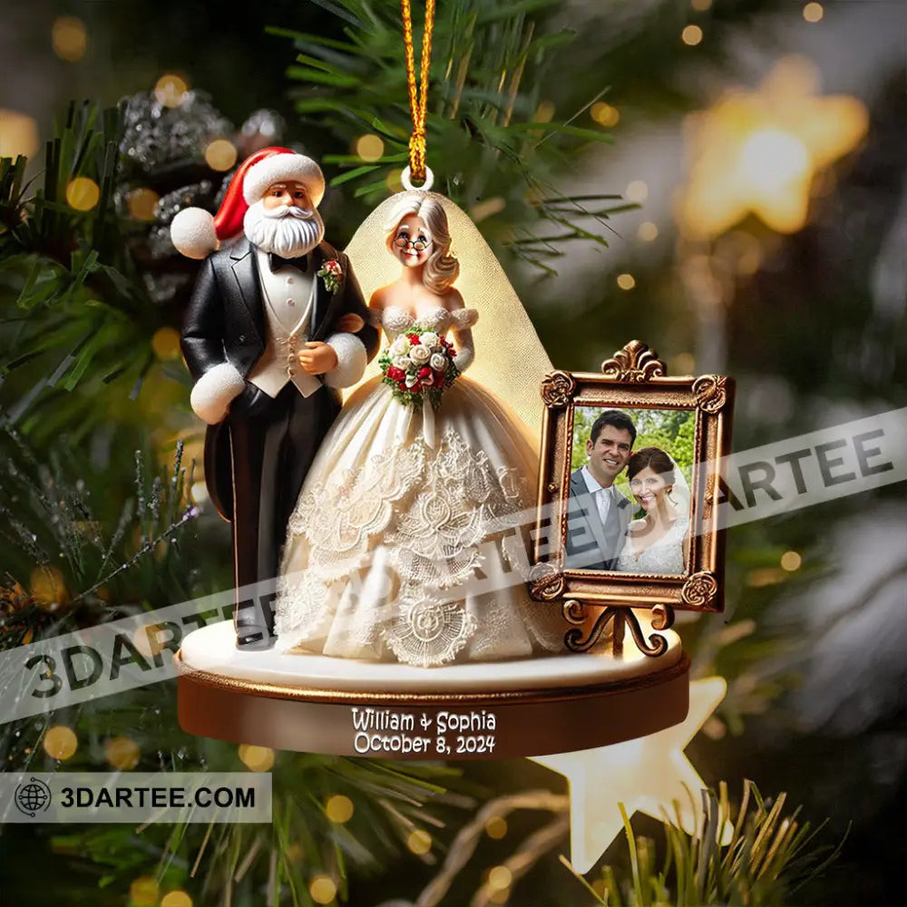 Wedding Home Decor Christmas Ornament Personalized Ornament Ornament