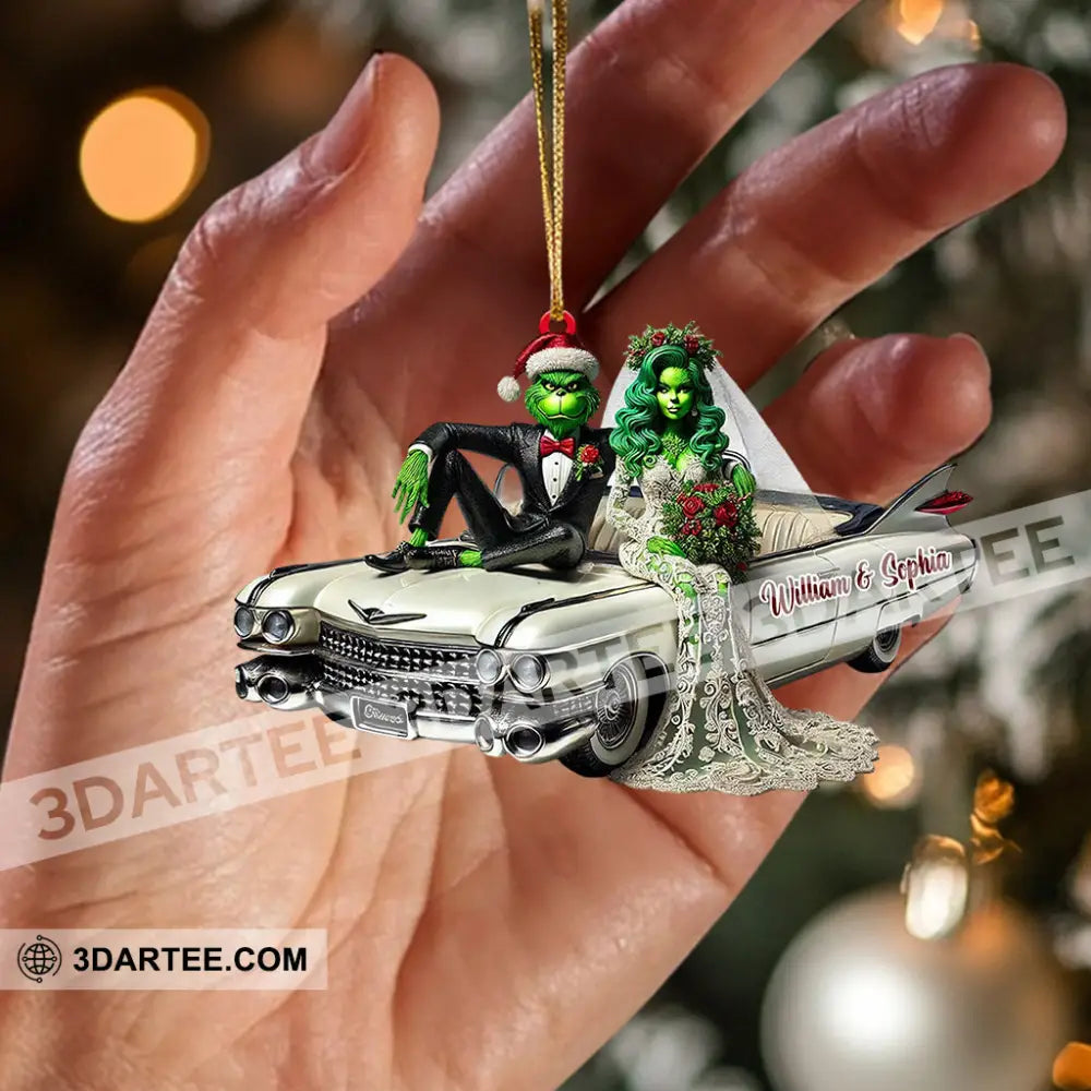 Wedding Home Decor Christmas Ornament Personalized Ornament Ornament