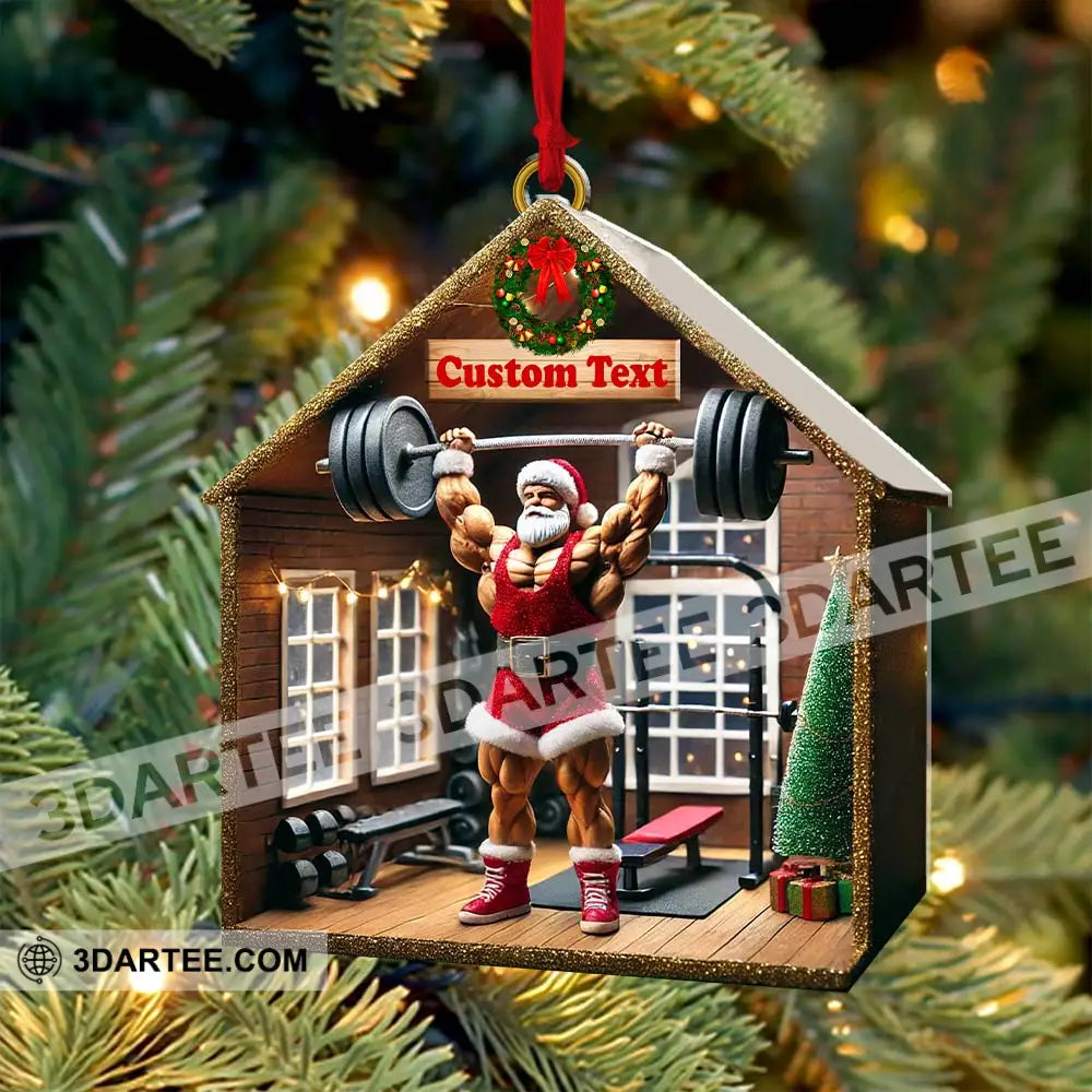 Weight Room Christmas Ornament Personalized Ornament Ornament