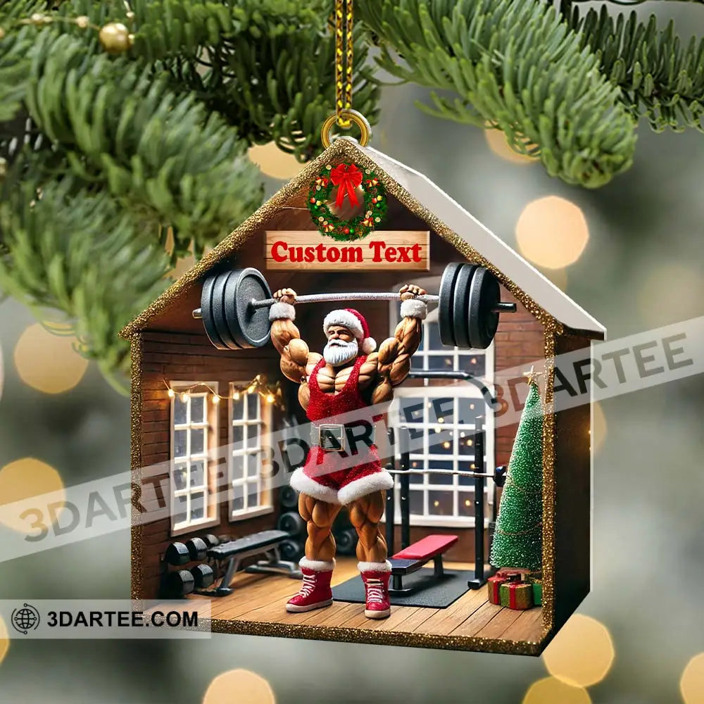 Weight Room Christmas Ornament Personalized Ornament Ornament