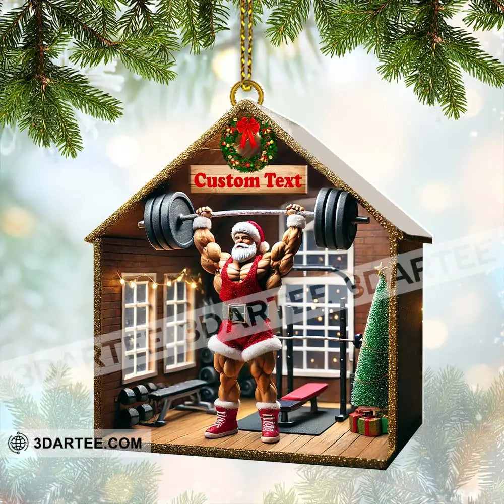 Weight Room Christmas Ornament Personalized Ornament Ornament
