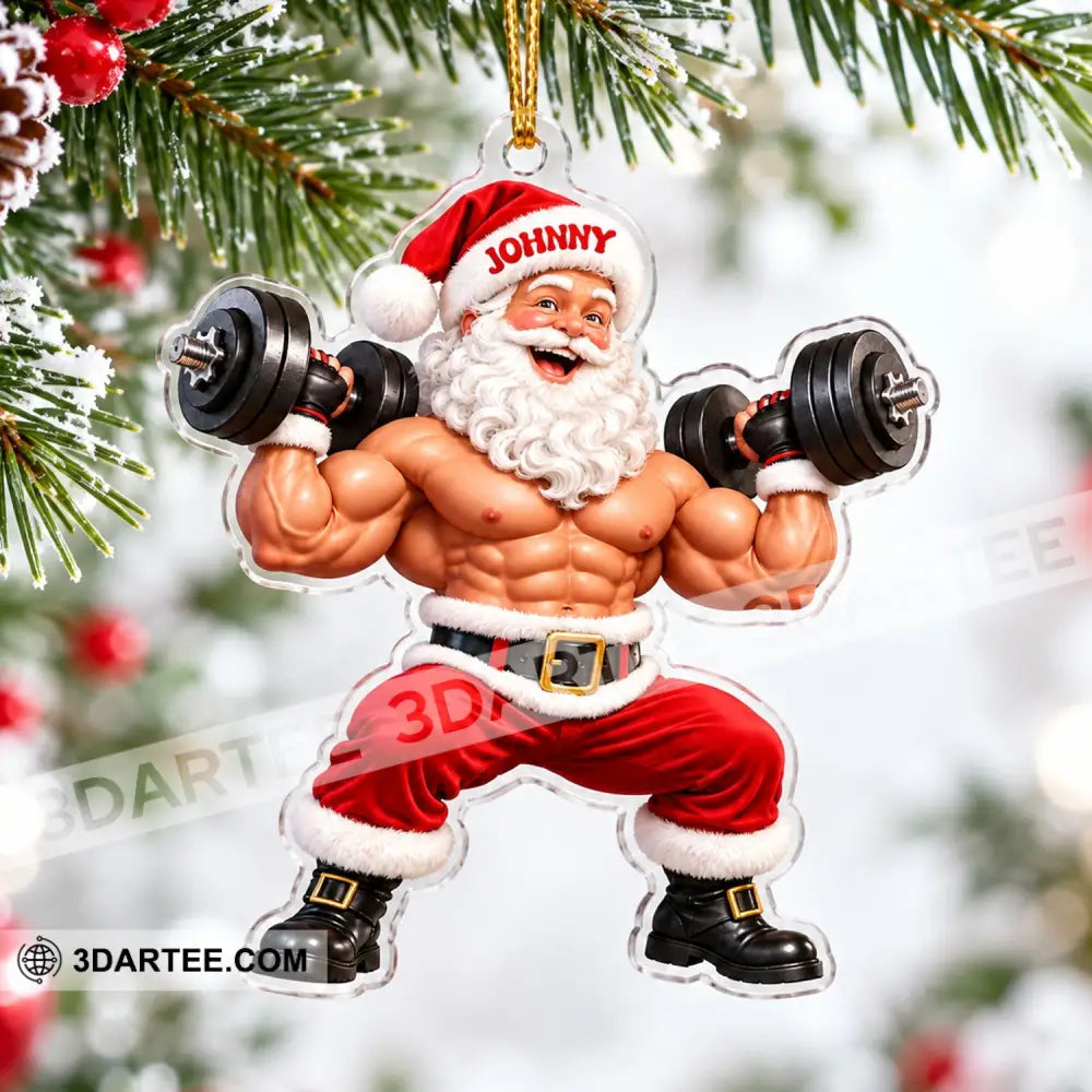 Weightlifting Home Decor Christmas Ornament Personalized Ornament - Ornament