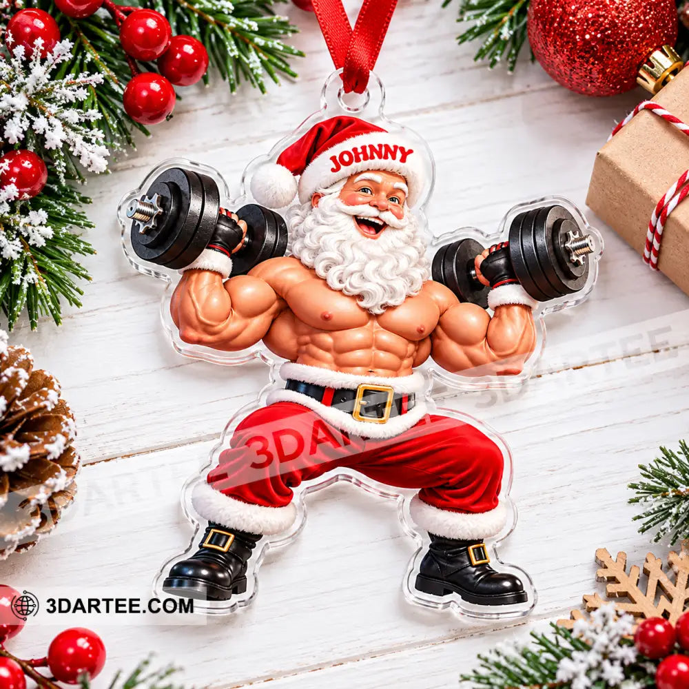 Weightlifting Home Decor Christmas Ornament Personalized Ornament - Ornament