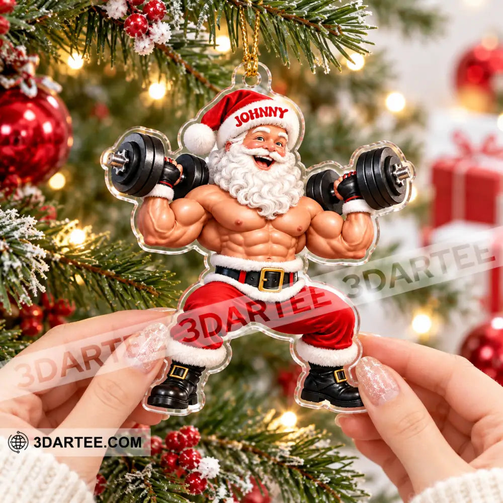 Weightlifting Home Decor Christmas Ornament Personalized Ornament - Ornament