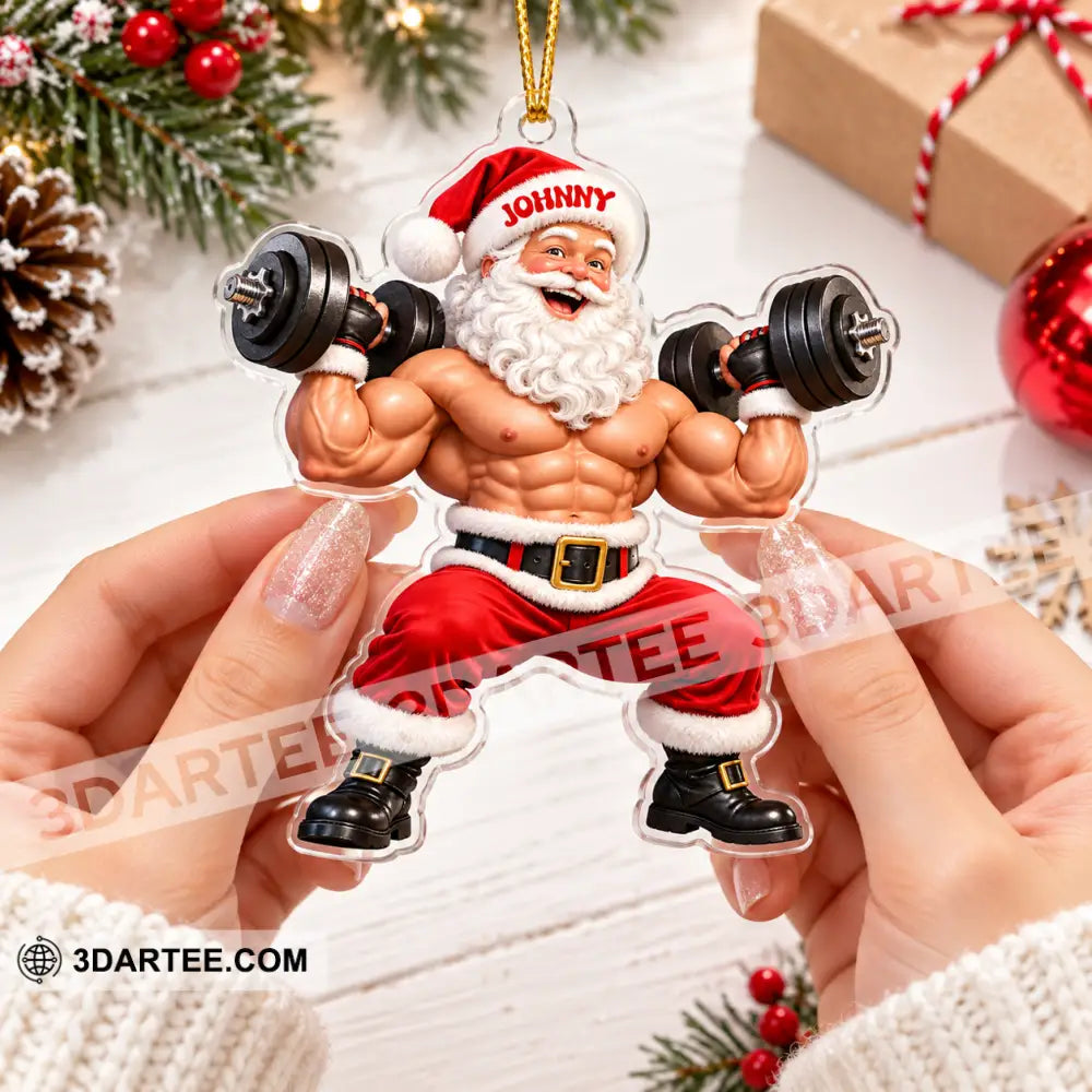 Weightlifting Home Decor Christmas Ornament Personalized Ornament - Ornament