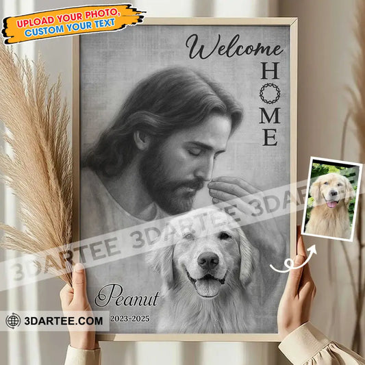 Welcome Home Custom Photo Home Decor Gift Personalized Canvas Personalized Poster Poster / 12’’ x 8’’