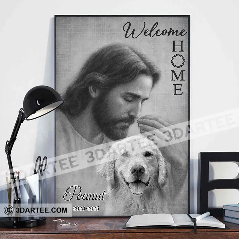 Welcome Home Custom Photo Home Decor Gift Personalized Canvas Personalized Poster