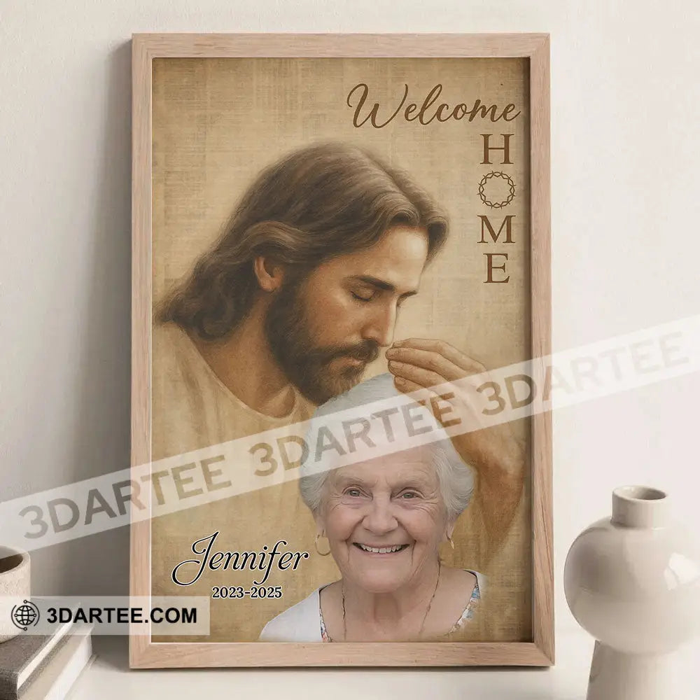 Welcome Home Custom Photo Home Decor Gift Personalized Canvas Personalized Poster