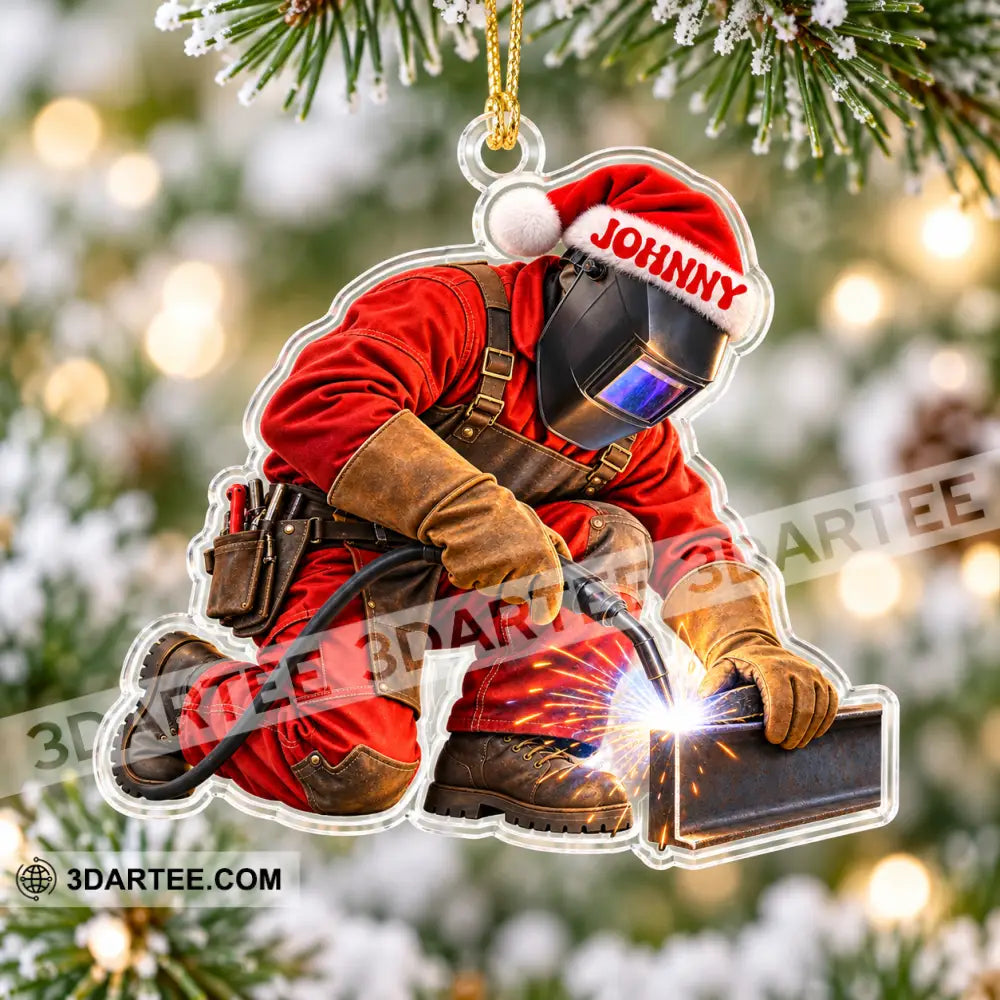 Welder Home Decor Christmas Ornament Personalized Ornament - Ornament