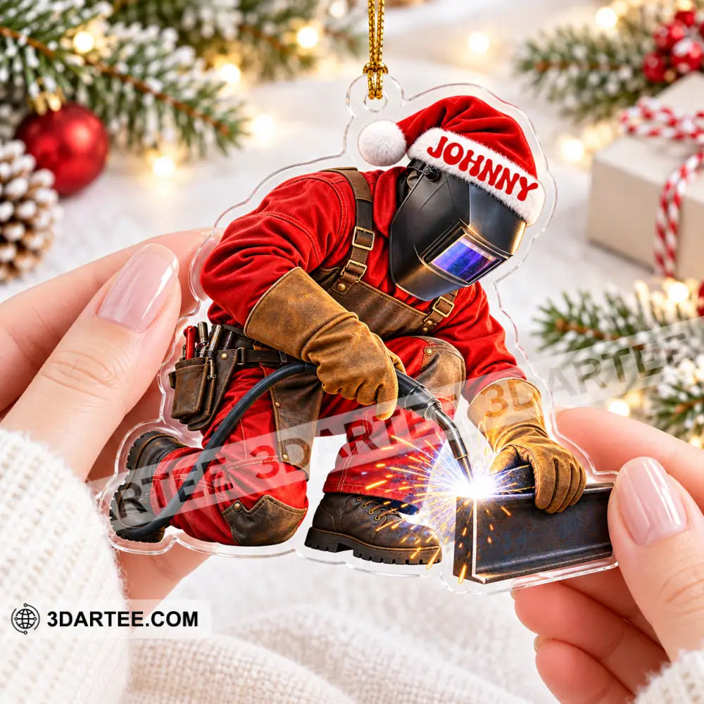 Welder Home Decor Christmas Ornament Personalized Ornament - Ornament