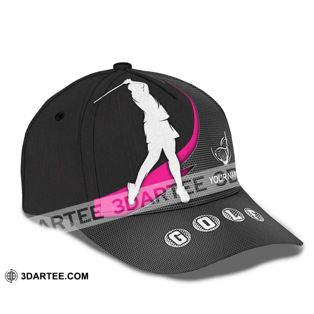 Woman Cap Personalized Golf Classic Hat Gift For Golfter Golfing Gifts T-Shirt