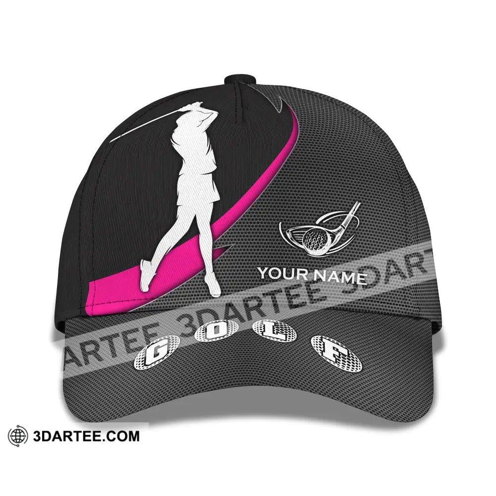 Woman Cap Personalized Golf Classic Hat Gift For Golfter Golfing Gifts T-Shirt