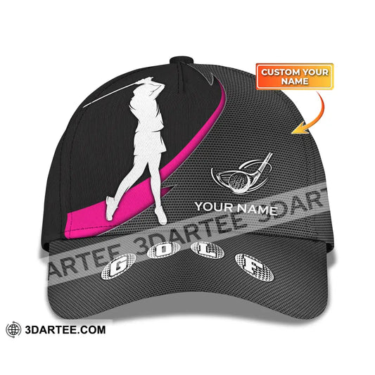 Woman Cap Personalized Golf Classic Hat Gift For Golfter Golfing Gifts T-Shirt