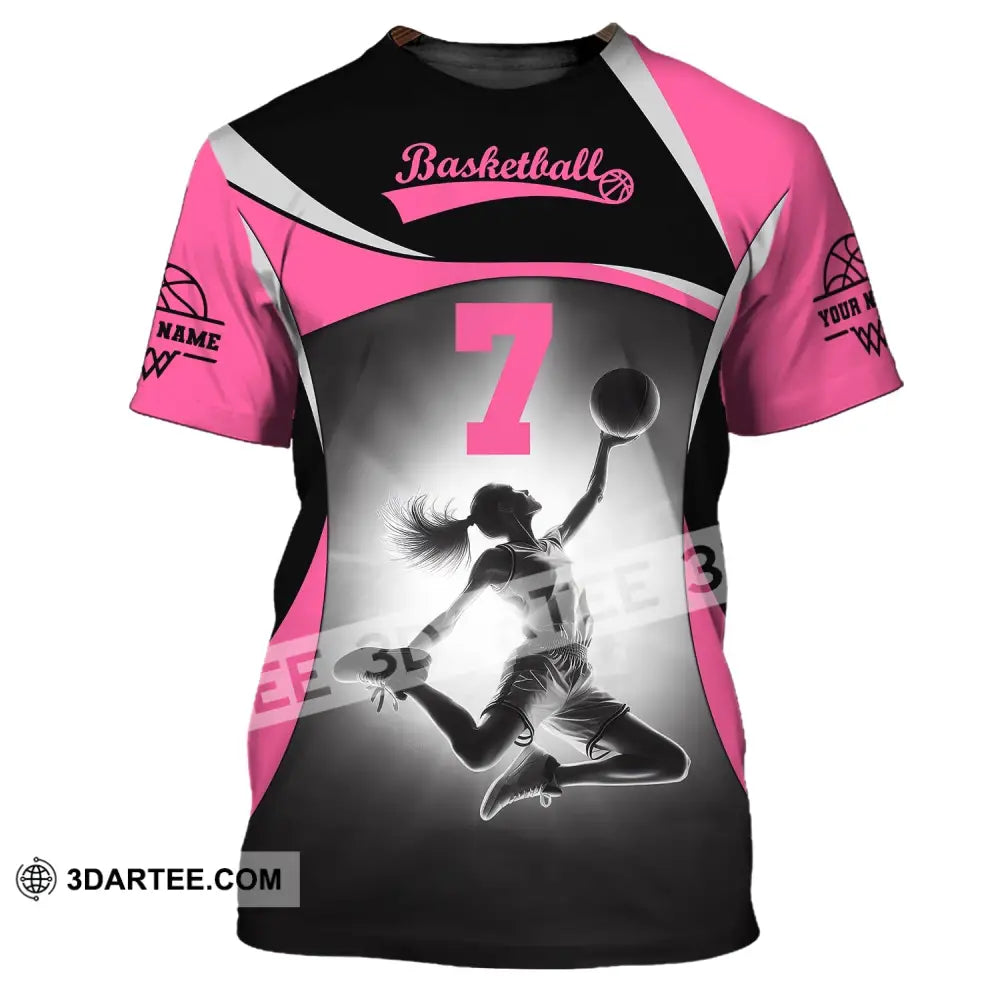 Woman Shirt Custom Name And Number Volleyball T-Shirt For Team Gift Players / S