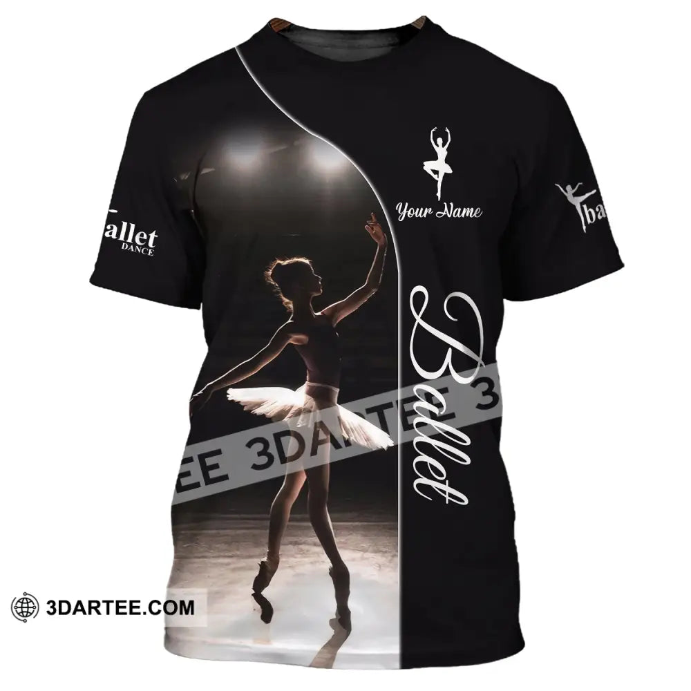 Woman Shirt Custom Name Ballet T-Shirt Gift / S T-Shirt