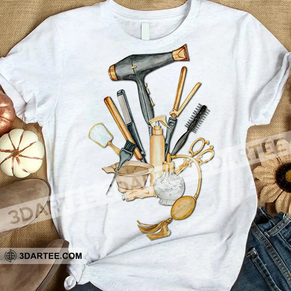 Woman T-Shirt Hairdresser Tshirt Shirt For Hairstylists T-Shirt