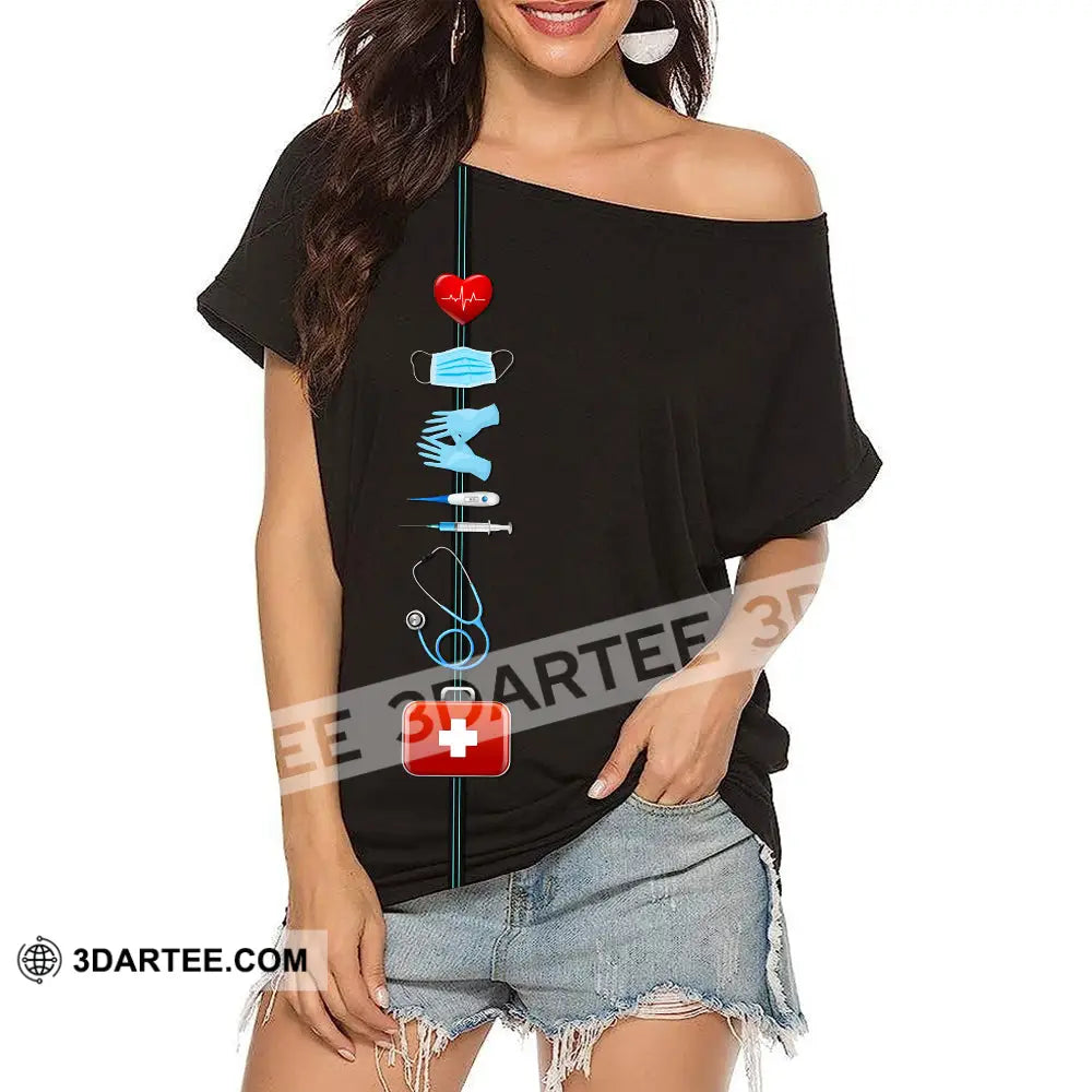 Woman T-Shirt Nursing T-Shirt Shirt For Nurses