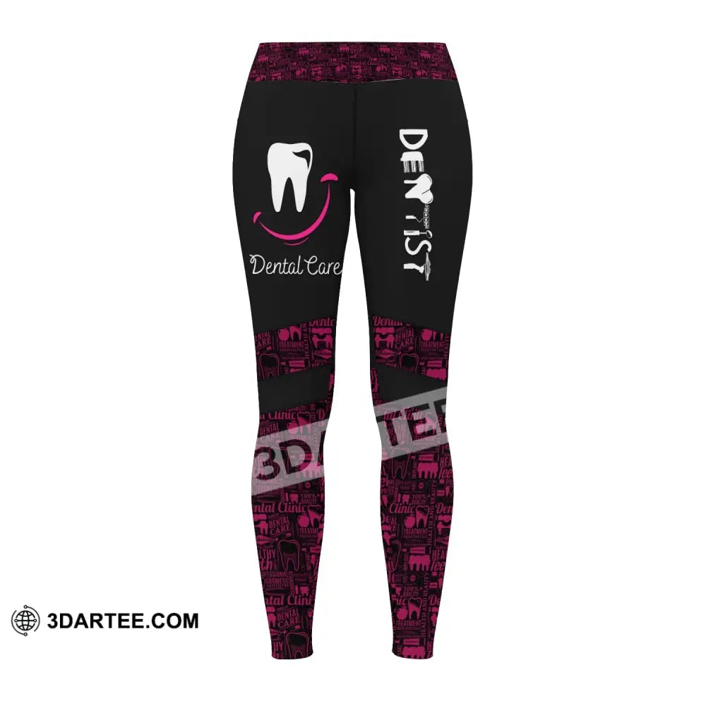 Women Clothing Dentist Legging Sportwear Pants For