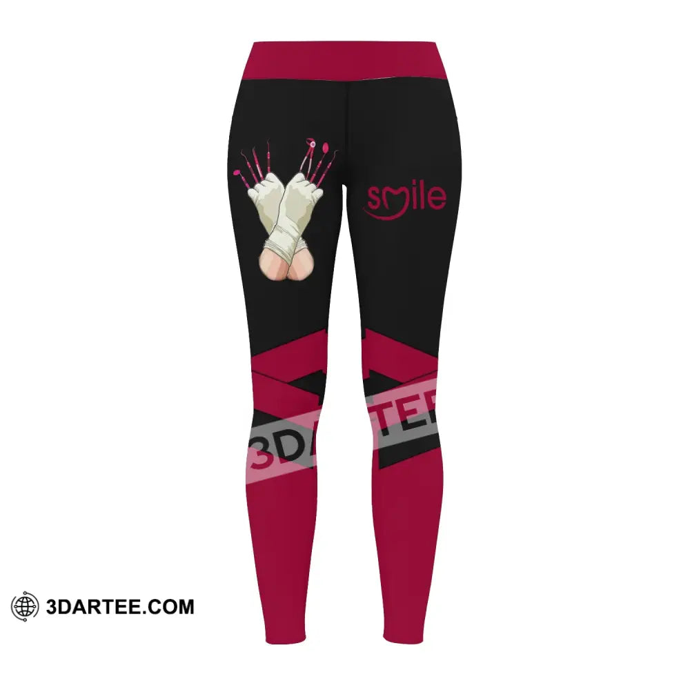 Women Clothing Dentist Legging Sportwear Pants For