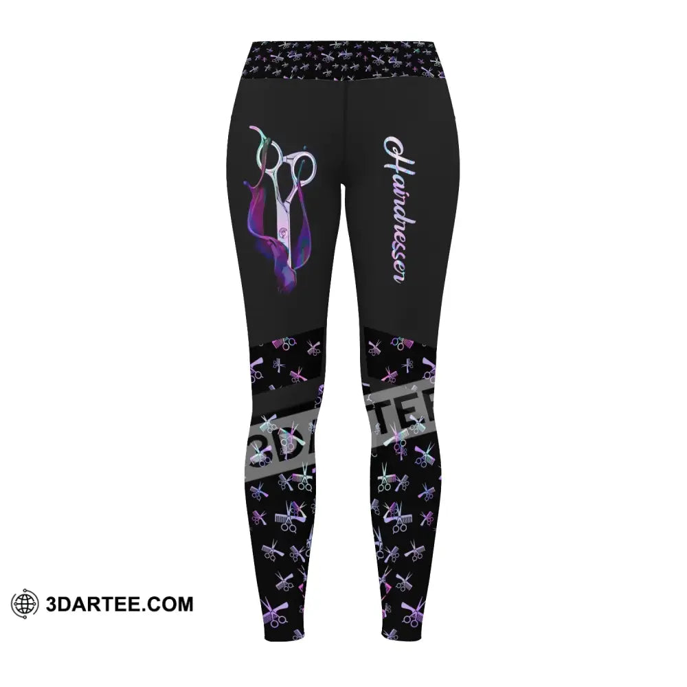 Women Clothing Hairdresser Legging Sportwear Pants For