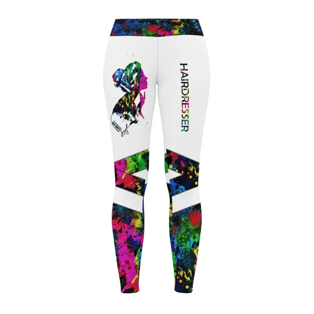 Women Clothing Hairdresser Legging Sportwear Pants For