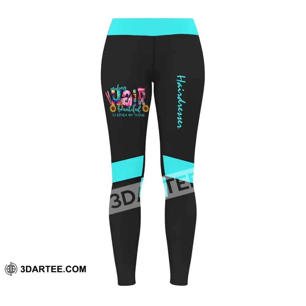 Women Clothing Hairdresser Legging Sportwear Pants For