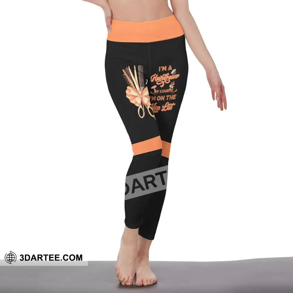 Women Clothing Hairdresser Legging Sportwear Pants For S