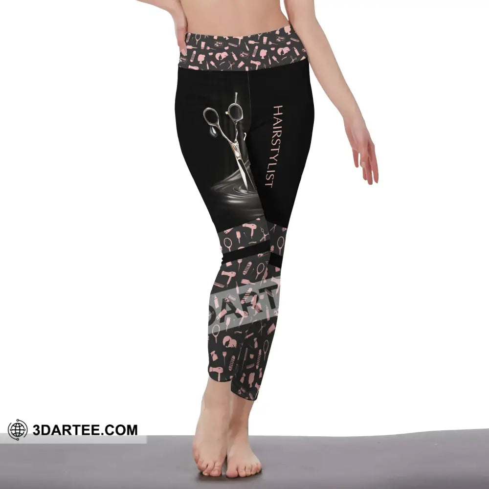 Women Clothing Hairstylist Legging Pants For