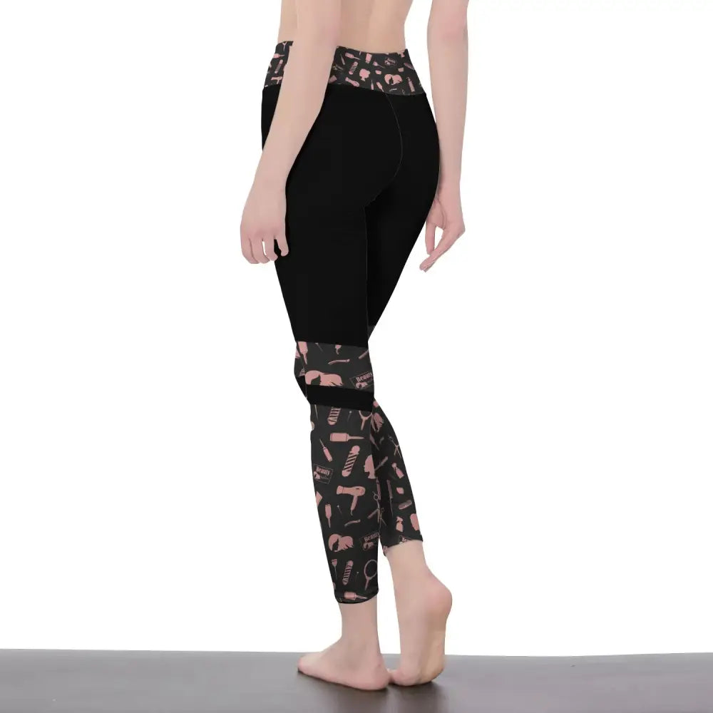 Women Clothing Hairstylist Legging Pants For