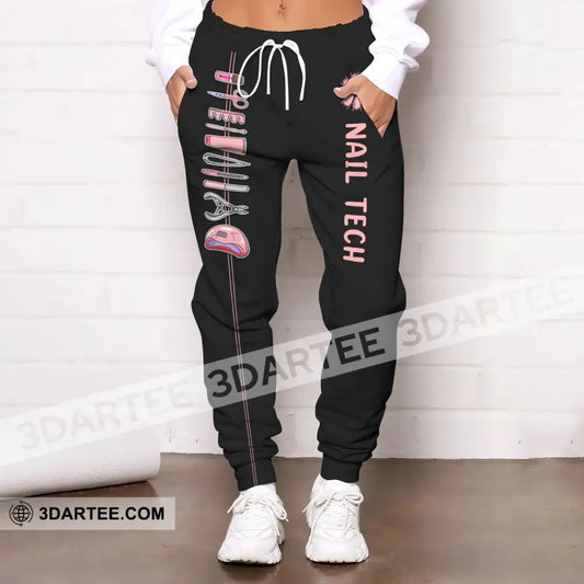 Women Clothing Nail Tech Jogger Sportwear Pant For Pants