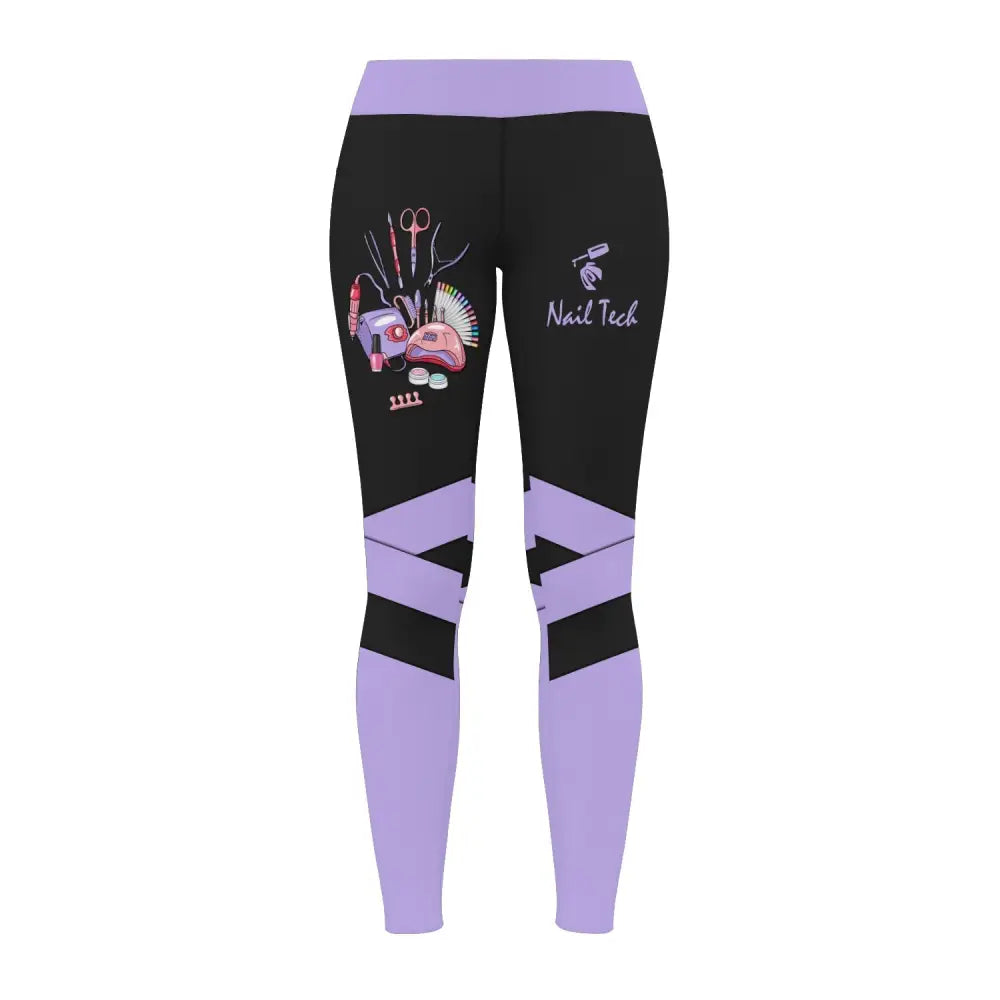 Women Clothing Nail Tech Sportwear Legging Pants For
