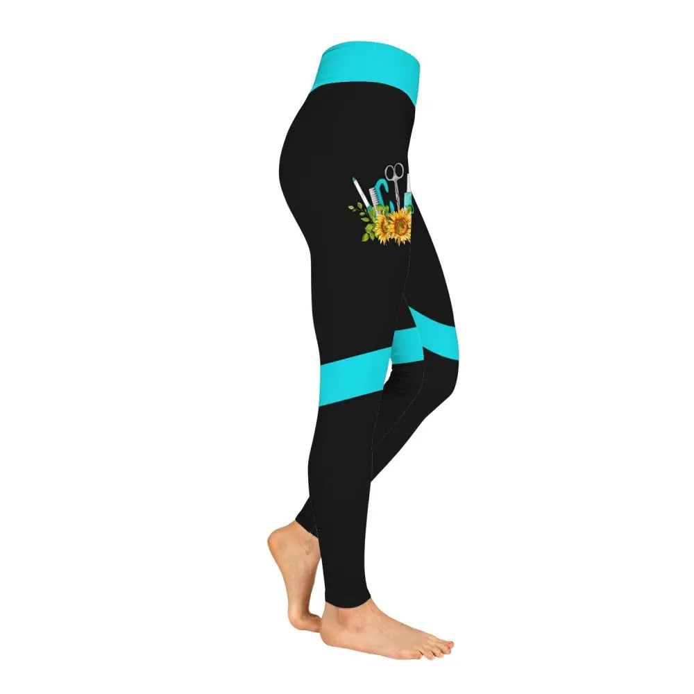 Women Clothing Nail Tech Sportwear Legging Pants For