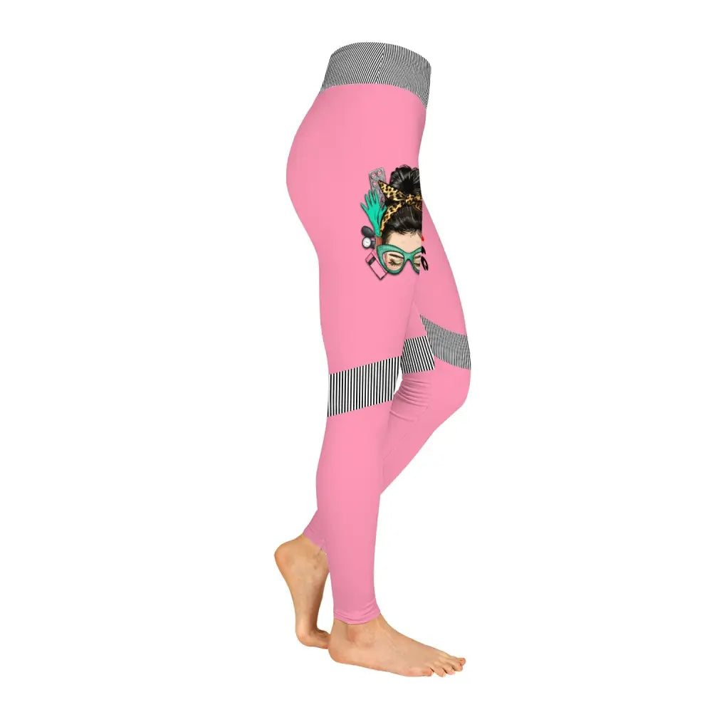 Women Clothing Nurse Sportwear Cna Life Legging Pants For