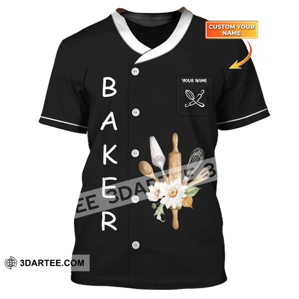 Women Shirt Baking Lover Baker Hoodie Sportwear T-Shirt / S