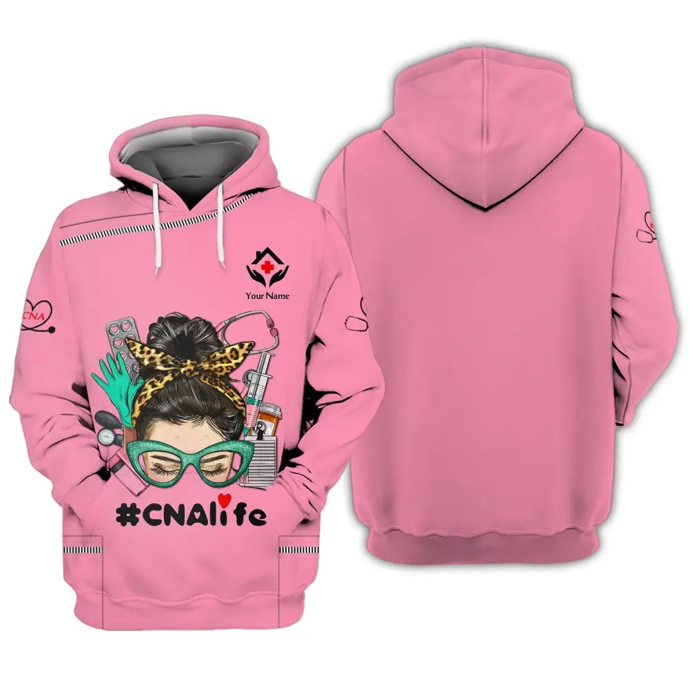 Women Shirt Cna Life T-Shirt Nurse Hoodie For Nurses / S