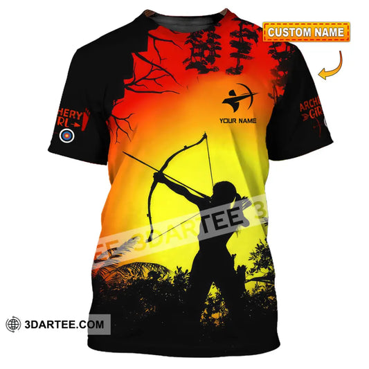 Women Shirt - Custom Archery Girl Lover Archery Player Shirt T-shirt