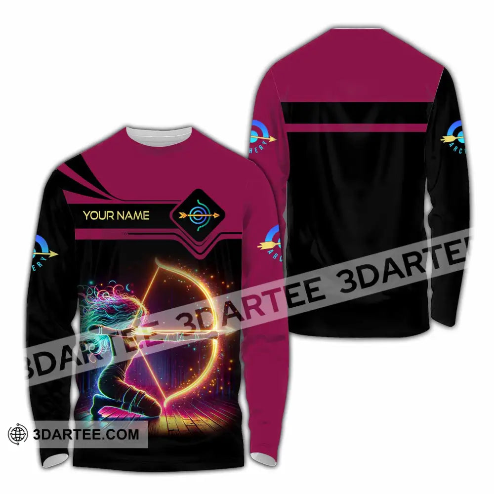 Women Shirt Custom Archery Shirt Long Sleeve Shirt / S T shirt