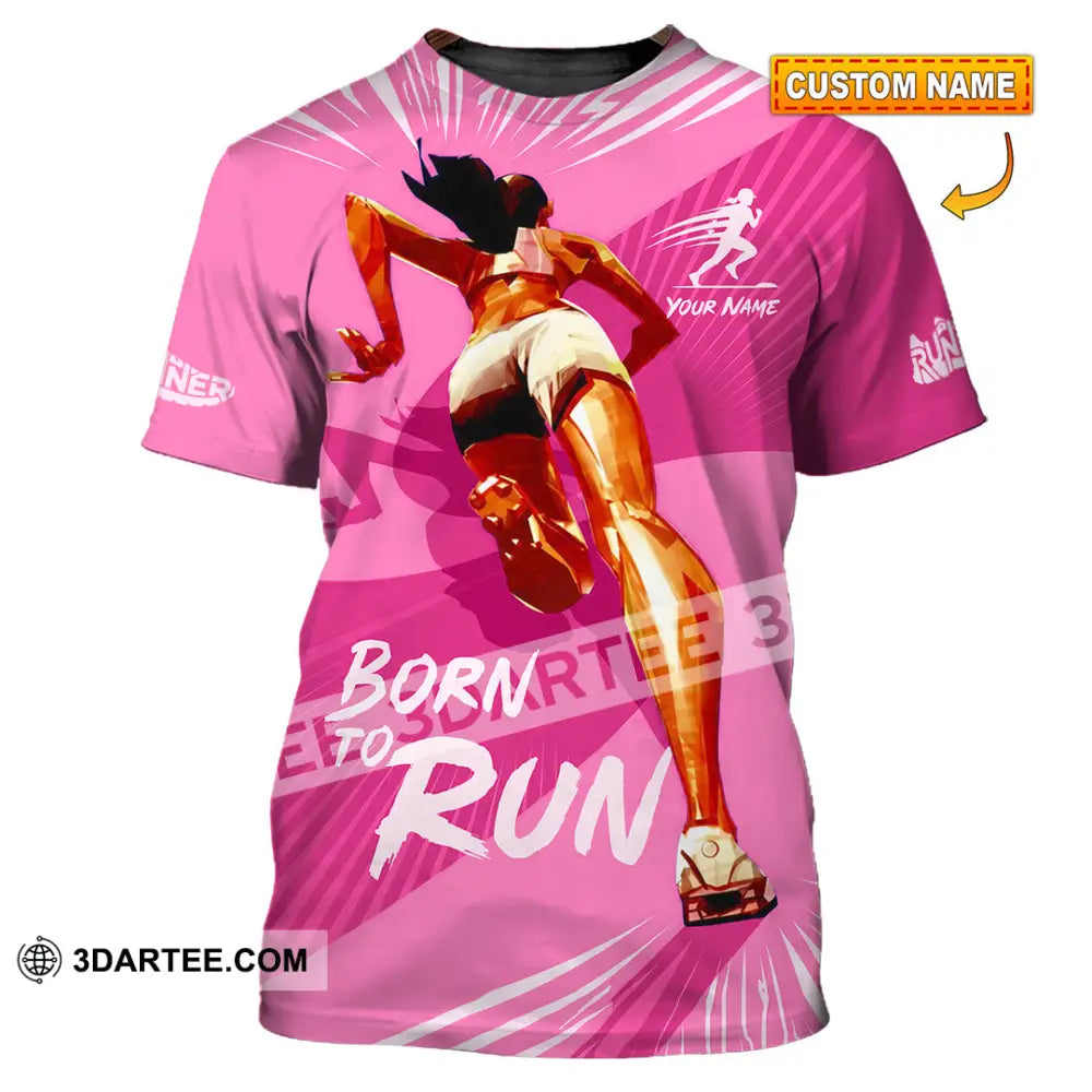 Women Shirt - Custom Born To Run Shirt - T-shirt