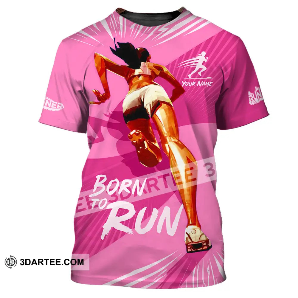 Women Shirt - Custom Born To Run Shirt - T-Shirt / S - T-shirt