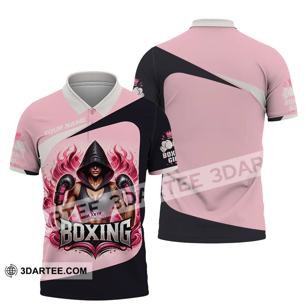 Women Shirt - Custom Boxing 3D Shirt Polo Shirt / S T-shirt