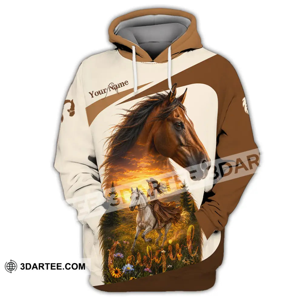 Women Shirt - Custom Cowgirl Shirt - Hoodie / S - T-shirt
